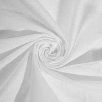 100% Cotton Broadcloth Fabric 59" Inches Perfect for Apparel Garments Crafts Solid Colors Sold by the Yard - White