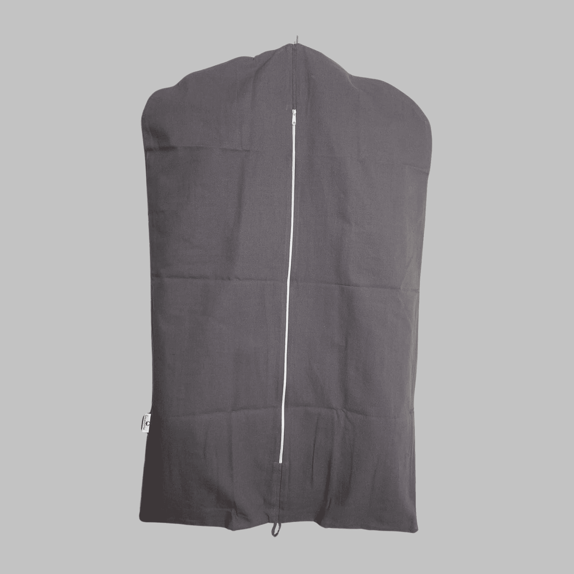 100% Cotton Canvas Garment Cover for Suits, Coats, Dresses; Travel Bag (X-Large (24"x60"), Gray)