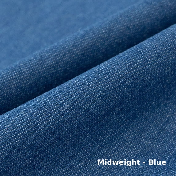 100% Cotton Chambray Fabric by The Yard, Lightweight Woven Fabric for Sewing, Apparel, Crafts and Home Projects