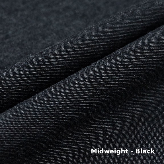 100% Cotton Chambray Fabric by The Yard, Lightweight Woven Fabric for Sewing, Apparel, Crafts and Home Projects