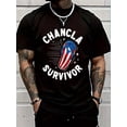 thumbnail image 1 of 100% Cotton Chancla Survivor Puerto Rican Puerto Rico Funny Spanish Joke T-Shirt Women's Men Graphic Tee, 1 of 4