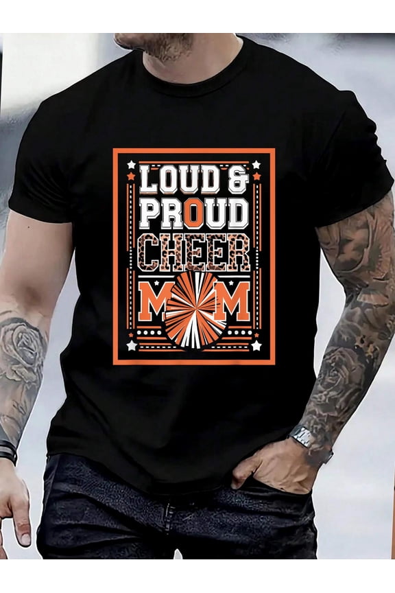 100% Cotton Cheer Mom Cheering Cheerleader Team Cheer Squad T-Shirt