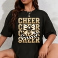 thumbnail image 1 of 100% Cotton Cheer Squad Gold Funny Sport Cheerleader Cheerleading Team T-Shirt, 1 of 5