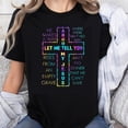 thumbnail image 1 of 100% Cotton Christian Jesus Resurrection Faith Statement T-Shirt About Jesus He Makes A Way Let Me Tell You Where There Ain't No Way Rises From Empty Grave, 1 of 5