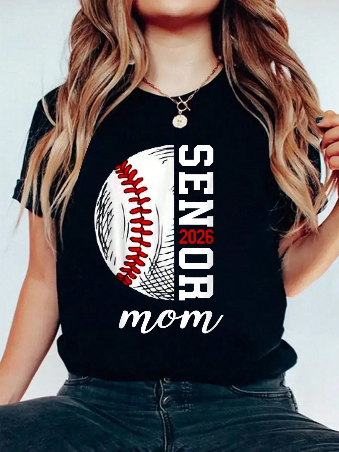 100 Cotton Class Of 2026 Graduation Player Senior Mom Baseball 2026 T 100 Cotton Class 2026 Graduation Player Senior Mom Baseball 2026 T Shirt Round Neck Short Sleeve Streetwear Fashion Breathable Homme Soft Unisex Desi 06a78637 Da91 4152 8da7 