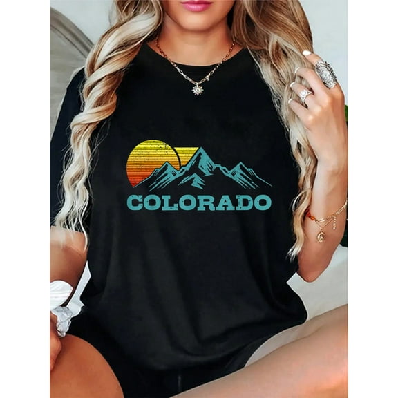 100% Cotton Colorado Vintage Souvenir T-Shirt
