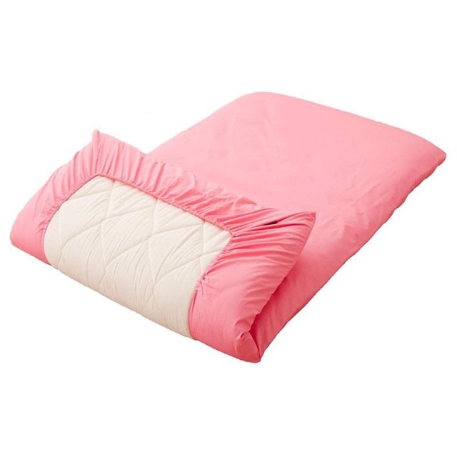100 Cotton Cover (Elastic Fitted Sheet) for Japanese Futon Mattress EMCOLOR, Full/FullLong