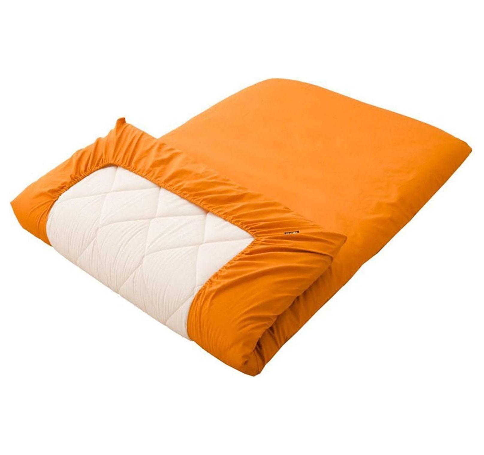 100 Cotton Cover (Elastic Fitted Sheet) for Japanese Futon Mattress EMCOLOR, Full/FullLong