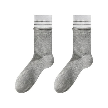 100% Cotton Crew Socks for Women 1 Pair Thin Ankle Tube Sock for Daily wear Half-Cushioned Super Soft Casual Socks