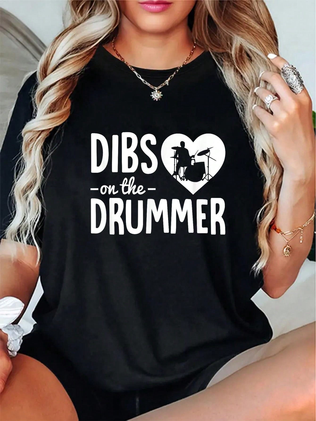 T-shirt Urgence Jantes Drummer Batterie – Homme – Coton – Gildan – Neuf Sans étiquette