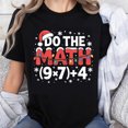 thumbnail image 1 of 100% Cotton Do The Math Christmas Shirt Holiday Funny Math Equation T-Shirt For Women Men Xmas Gift 2023, 1 of 5
