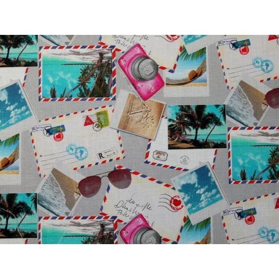 100% Cotton Dress Fabric Multicoloured - per yard