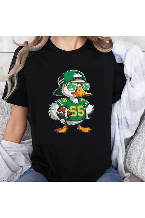 100% Cotton Duck Football Player Jersey Hat T-Shirt