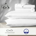 Aireolux Egyptian Cotton King Sheet Set, 1000 Thread Count Sateen