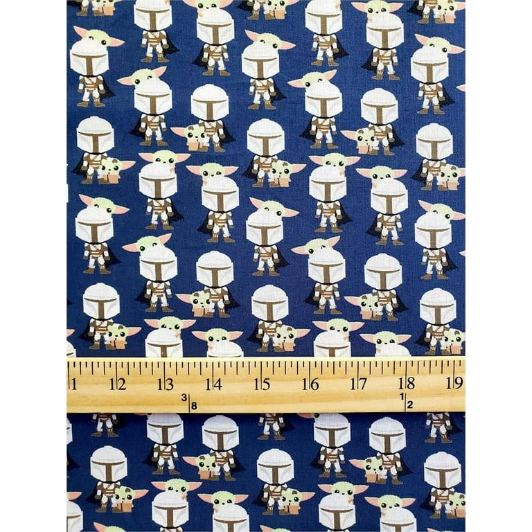 Pattern Star Wars Baby Fabric Licensed Star Wars The Mandalorian