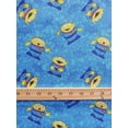 thumbnail image 1 of 100% Cotton Fabric "Toy Story, Aliens - Blue Background" Print / 45" Wide / BTY, 1 of 1