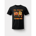 thumbnail image 1 of 100% Cotton Fall In Love With Learning Thanksgiving Teacher Student T-Shirt, 1 of 7