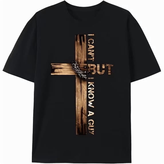 100% Cotton Father's Day Gift for Dad Husband Blessed Dad Christian T-Shirt
