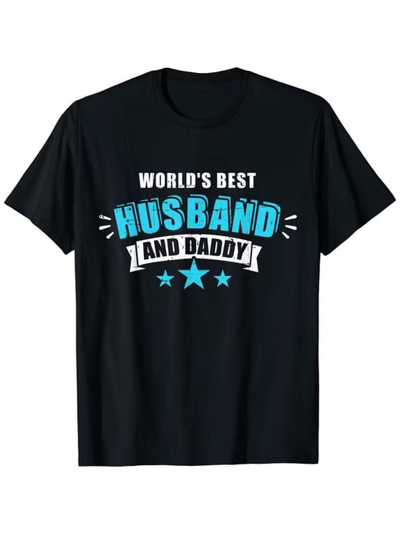 100% Cotton Father's Day Gift for Dad Husband Blessed Dad Christian T-Shirt