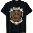 thumbnail image 1 of 100% Cotton Father's Day Gift for Dad Husband Blessed Dad Christian T-Shirt, 1 of 6