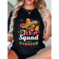 thumbnail image 1 of 100% Cotton Fiesta Squad Cinco De Mayo Tee Mexican Party Cinco De Mayo T-Shirt, 1 of 4