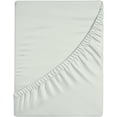thumbnail image 1 of 100% Cotton Fitted Sheet Only - Deep Pocket up to 16inch - All-Around Elastic - T-Shirt Fabric Jersey Knit - Extra Soft - Easy Fit - All Season - Comfy, 1 of 4
