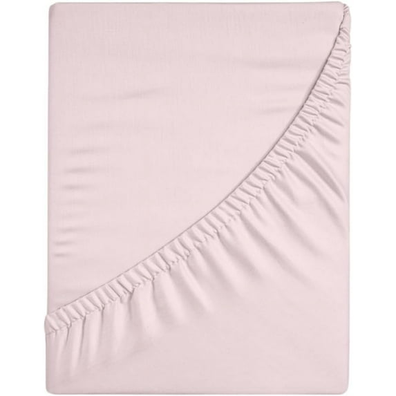 100% Cotton Fitted Sheet Only - Deep Pocket up to 16inch - All-Around Elastic - T-Shirt Fabric Jersey Knit - Extra Soft - Easy Fit - All Season - Comfy