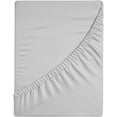 thumbnail image 1 of 100% Cotton Fitted Sheet Only - Deep Pocket up to 16inch - All-Around Elastic - T-Shirt Fabric Jersey Knit - Extra Soft - Easy Fit - All Season - Comfy, 1 of 4