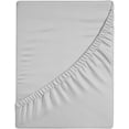 thumbnail image 1 of 100% Cotton Fitted Sheet Only - Deep Pocket up to 16inch - All-Around Elastic - T-Shirt Fabric Jersey Knit - Extra Soft - Easy Fit - All Season - Comfy, 1 of 4