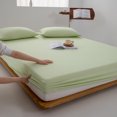 100 Cotton Fitted Sheet with Elastic Band Adjustable Nonslip Mattress