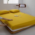 100 Cotton Fitted Sheet with Elastic Band Adjustable Nonslip Mattress