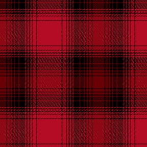 100% Cotton Flannel 45" Plaids Fabric Buffalo Check Red&Black, per Yard