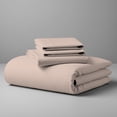 thumbnail image 1 of Purity Home Full Bed Sheet Set - 100% Cotton Percale - Cool, Crisp, Breathable & Durable 4-Piece - Blush, 1 of 14
