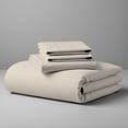 thumbnail image 1 of Purity Home Full Bed Sheet Set - 100% Cotton Percale - Cool, Crisp, Breathable & Durable 4-Piece - Ivory, 1 of 14