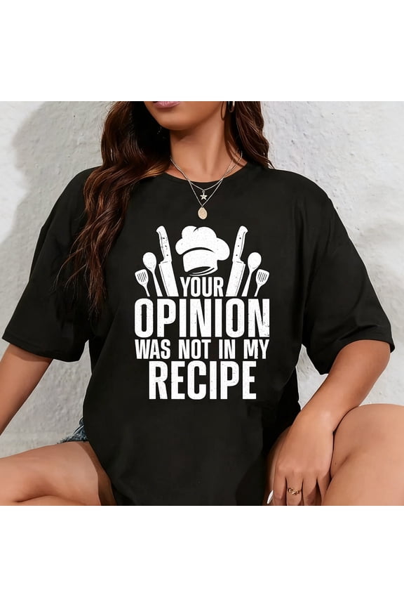 100% Cotton Funny Chef Design For Men Women Cooking Lover Culinary Cook T-Shirt