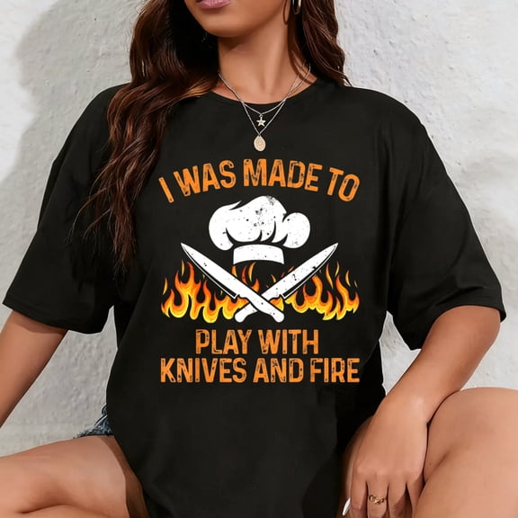 100% Cotton Funny Chef Design For Men Women Cooking Lovers Culinary Chef T-Shirt