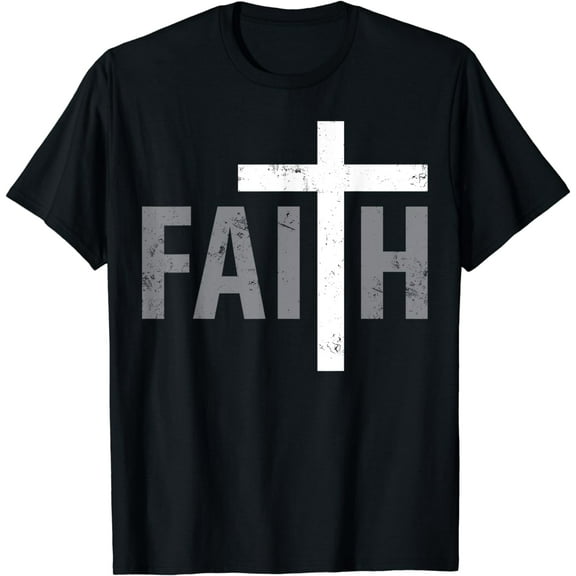 100% Cotton Funny Christian Christ Religious Women Men Faith Cross T-Shirt
