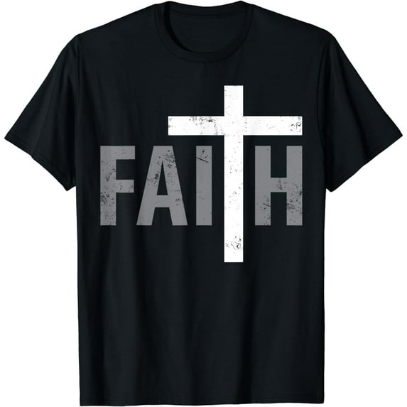 100% Cotton Funny Christian Christ Religious Women Men Faith Cross T-Shirt