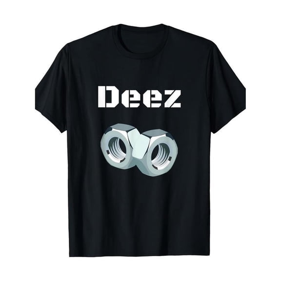 100% Cotton Funny "Deez Nuts" Graphic T-Shirt