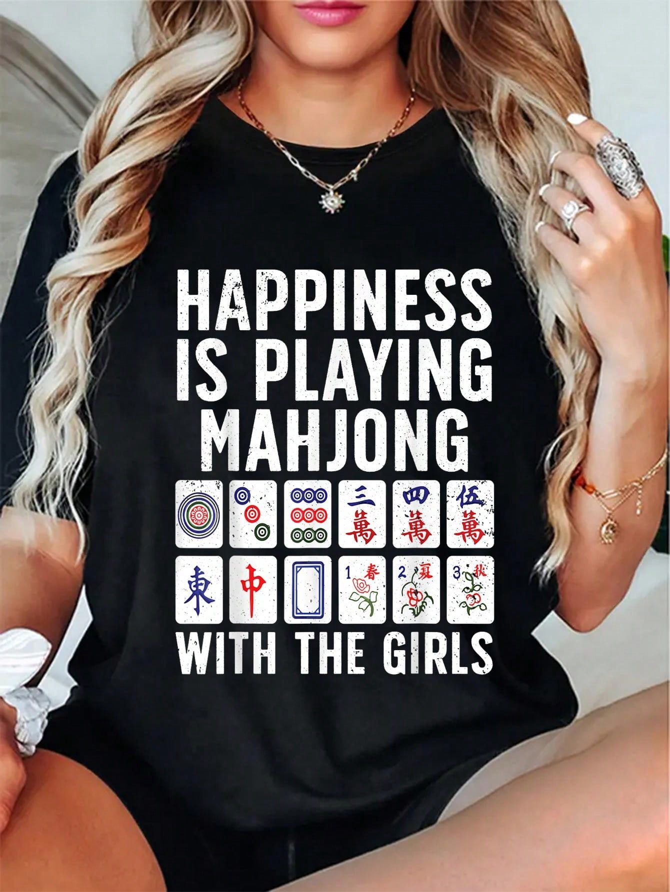 Funny Mahjong Shirts For Lovers - Unisex 100% Cotton Tee With Cool Designs, Perfect Gift For Players