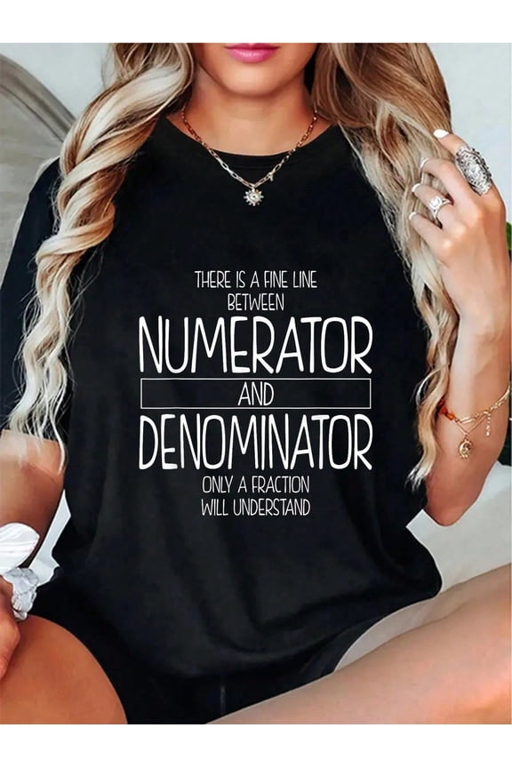 100% Cotton Funny Math Teacher Joke Men Women Fun Best Math Quotes Tee T-Shirt