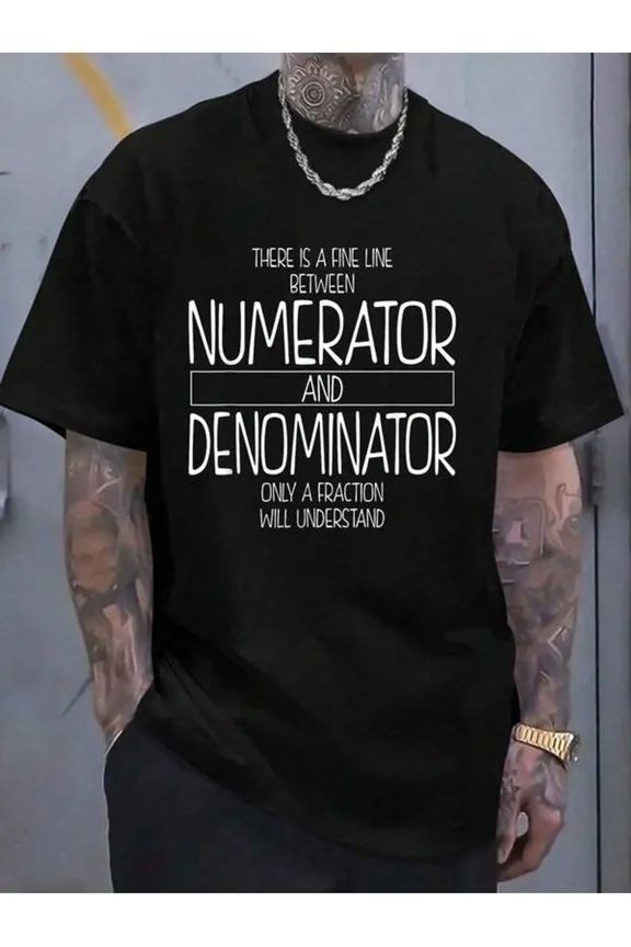 100% Cotton Funny Math Teacher Joke Men Women Fun Best Math Quotes Tee T-Shirt