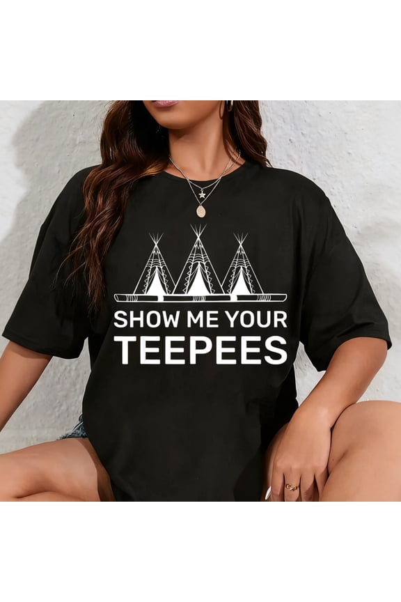 100% Cotton Funny Native American Indian Pride Teepee Tipi Gift T-Shirt