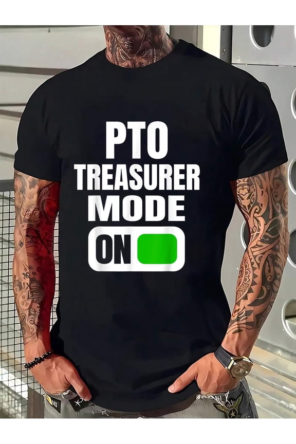 100% Cotton Funny PTO Treasurer Mode for School Parent Volunteers T-Shirt