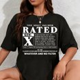 thumbnail image 1 of 100% Cotton Funny Rated Gen X Generation X 80s Kid Humor T-Shirt, 1 of 5