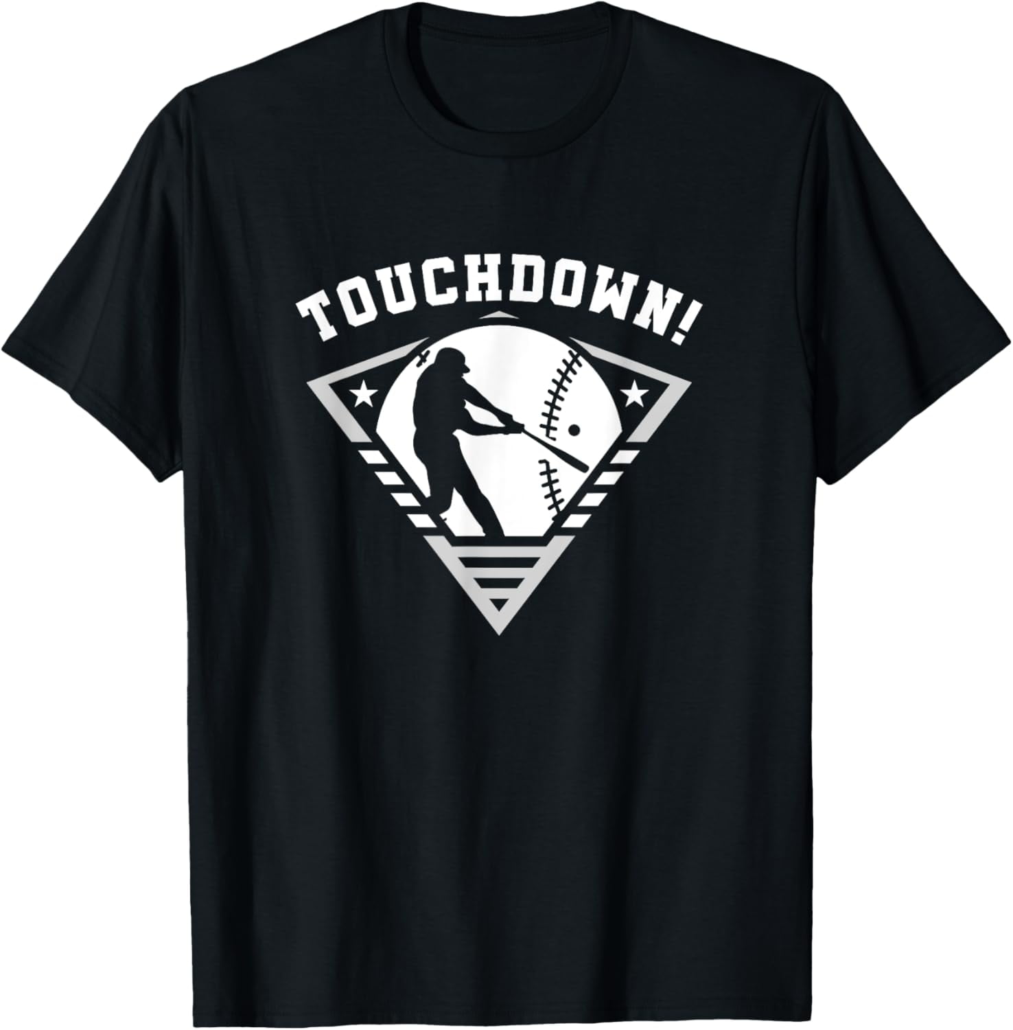 100 Cotton Funny Touchdown! In Baseball Its A Home Run Homer Sports