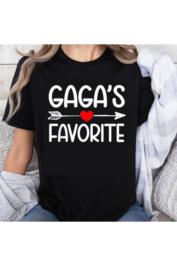 100% Cotton Gaga's Favorite Arrow Heart