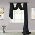 thumbnail image 1 of 100% Cotton Gauze Scarf valence ,55 inches wide X 216 inches Long*IN Black OR Ivory colour, 1 of 1