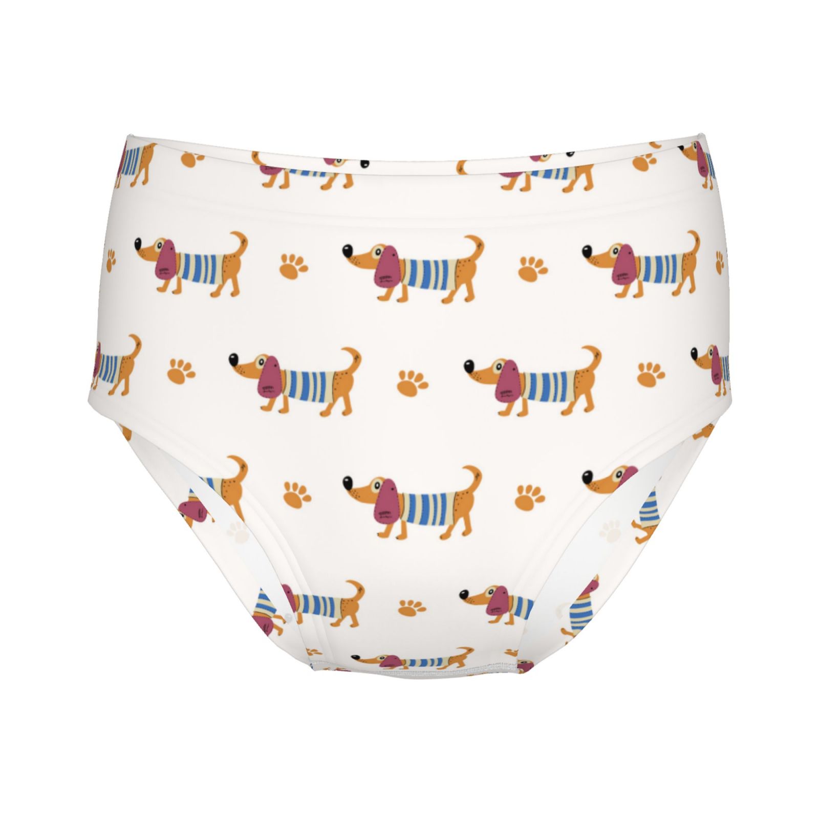 100% Cotton Girls Underwear, Dachshund Dog Puppy No.1004 Soft Toddler ...