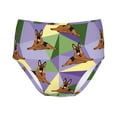 100 Cotton Girls Underwear, German Shepherd Dog Geometry Soft Toddler